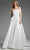 Jovani JB40599 - Strapless Pleated A-Line Bridal Gown Bridal Dresses