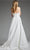 Jovani JB40599 - Strapless Pleated A-Line Bridal Gown Bridal Dresses