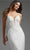 Jovani JB40639 - Beaded Appliqued Plunging Bridal Gown Bridal Dresses