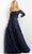 Jovani - Long Off Shoulder Evening Dress 06792SC Evening Dresses