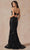 Juliet Dresses 2411 - Bandeau Back Sleeveless Prom Gown Evening Dresses XS / Black