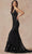 Juliet Dresses 2411 - Sequined Plunging Neckline Prom Gown Evening Dresses