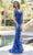 Juliet Dresses 2411 - Sequined Plunging Neckline Prom Gown Evening Dresses