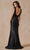 Juliet Dresses 293 - Feather Sleeveless Evening Dress Special Occasion Dress