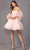 Juliet Dresses 895 - Illusion Sweetheart Cocktail Dress Special Occasion Dress XS / Blush