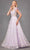 Juliet Dresses JT2439K - Glitter 3D Floral A-Line Prom Gown Prom Dresses