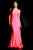 JVN by Jovani JVN22880 - Ruched Sweetheart Prom Dress Prom Dresses 00 / Hot-Pink