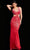 JVN by Jovani JVN23098 - Embellished Sleeveless Prom Dress Prom Dresses 00 / Red