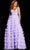 JVN by Jovani JVN37001SC - Ruffle Tiered Prom Dress Ball Gowns 12 / Lilac