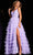 JVN by Jovani JVN37001SC - Ruffle Tiered Prom Dress Ball Gowns 12 / Lilac