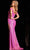 JVN by Jovani JVN37452 - Sequined High Slit Prom Gown Special Occasion Dress