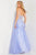 JVN by Jovani JVN37457 - Butterfly Embroidered Sleeveless Prom Dress Special Occasion Dress