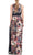 Kay Unger 5518139 - Floral Print Mikado Gown Special Occasion Dress