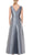 Kay Unger 5545199 - Bateau Neck Jumpsuit with Overskirt Formal Pantsuits