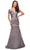 La Femme 25996SC - Pleated Ornate Evening Dress Mother of the Bride Dresses