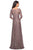 La Femme 27857SC - Allover Lace A-Line Formal Dress Mother of the Bride Dresses 18 / Platinum