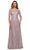 La Femme 27981SC - Illusion Bateau Lace Formal Dress Mother of the Bride Dresses 12 / Orchid Pink