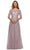 La Femme 27981SC - Illusion Bateau Lace Formal Dress Mother of the Bride Dresses 12 / Orchid Pink