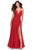 La Femme 28522SC - Ruched V-Neck Prom Gown Prom Dresses 4 / White