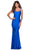 La Femme 28568SC - Jersey Trumpet Evening Dress Prom Dresses 00 / Royal Blue