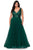 La Femme 29045SC - Sequin Ornate Sleeveless Evening Gown Evening Dresses 22W / Navy