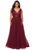 La Femme 29045SC - Sequin Ornate Sleeveless Evening Gown Evening Dresses 22W / Navy