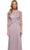 La Femme 29251SC - A-Line Lace Appliqued Formal Gown Mother of the Bride Dresses 10 / Light Mauve