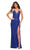 La Femme 29438SC - Sequin Detailed Evening Gown Prom Dresses 00 / Royal Blue