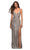 La Femme 29438SC - Sequin Detailed Evening Gown Prom Dresses