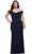 La Femme 29663SC - Off Shoulder V-Neck Prom Dress Prom Dresses 20W / Dark Emerald