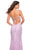 La Femme - 30171SC - Embroidered Sleeveless Prom Gown Prom Dresses 00 / Lavender