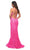 La Femme - 30171SC - Embroidered Sleeveless Prom Gown Prom Dresses 00 / Lavender