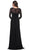 La Femme 30230SC - Illusion Bateau Jersey Evening Dress Evening Dresses 12 / Black