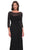 La Femme 30230SC - Illusion Bateau Jersey Evening Dress Evening Dresses 12 / Black