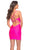 La Femme 30343 - Scoop Neck Strappy Back Cocktail Dress Cocktail Dresses