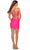 La Femme 30349 - Sexy V-Neck Ruched Cocktail Dress Cocktail Dresses