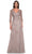 La Femme 30398 - Lace Ornate A-Line Evening Dress Mother of the Bride Dresses 4 / Dusty Mauve