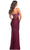 La Femme 30589SC - Sheer Back Beaded Prom Gown Prom Dresses 6 / Dark Berry