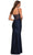 La Femme 30589SC - Sheer Back Beaded Prom Gown Prom Dresses 6 / Dark Berry