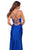 La Femme 30726SC - Strappy Back Ruched Prom Gown Prom Dresses 0 / Royal Blue