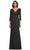 La Femme 30845 - Ruched Long Sleeve Evening Dress Evening Dresses