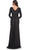 La Femme 30845 - Ruched Long Sleeve Evening Dress Evening Dresses