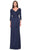 La Femme 30845 - Ruched Long Sleeve Evening Dress Evening Dresses