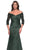 La Femme 30853SC - Quarter Sleeve Trumpet Formal Dress Mother of the Bride Dresses 18 / Champagne