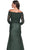 La Femme 30853SC - Quarter Sleeve Trumpet Formal Dress Mother of the Bride Dresses 18 / Champagne