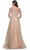 La Femme 30859SC - Laced Quarter Sleeve Prom Gown Prom Dresses