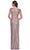 La Femme 30865SC - Cap Sleeve Sequin Formal Dress Mother of the Bride Dresses 8 / Rose Gold