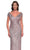 La Femme 30865SC - Cap Sleeve Sequin Formal Dress Mother of the Bride Dresses 8 / Rose Gold