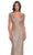 La Femme 30865SC - Cap Sleeve Sequin Formal Dress Mother of the Bride Dresses 8 / Rose Gold