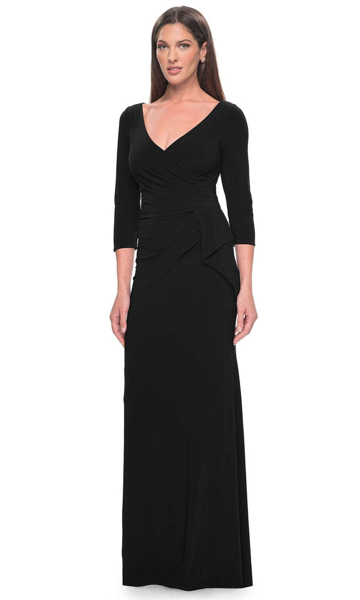 La Femme 30967 - Quarter Sleeve Jersey Evening Dress Evening Dresses